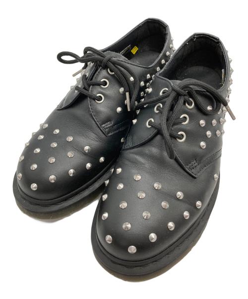 Dr.Martens（ドクターマーチン）Dr.Martens (ドクターマーチン) スタッズ3ホールレザーシューズ ブラック サイズ:UK7/EU41の古着・服飾アイテム