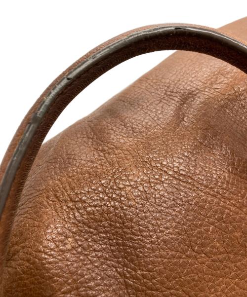 MIU MIU（ミュウミュウ）MIU MIU (ミュウミュウ) ターンロック2WAYバッグ ブラウンの古着・服飾アイテム