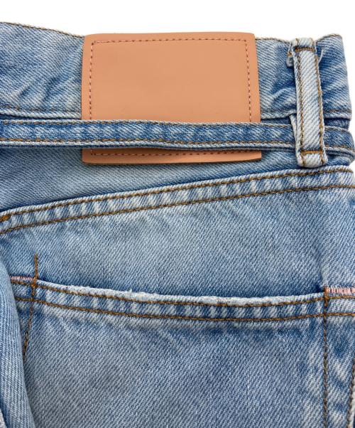 Acne studios（アクネ ストゥディオス）ACNE STUDIOS (アクネ ストゥディオス) 1991 Toj Light Blue Vintage ベルテッドデニムパンツ インディゴ サイズ:W24 L32の古着・服飾アイテム