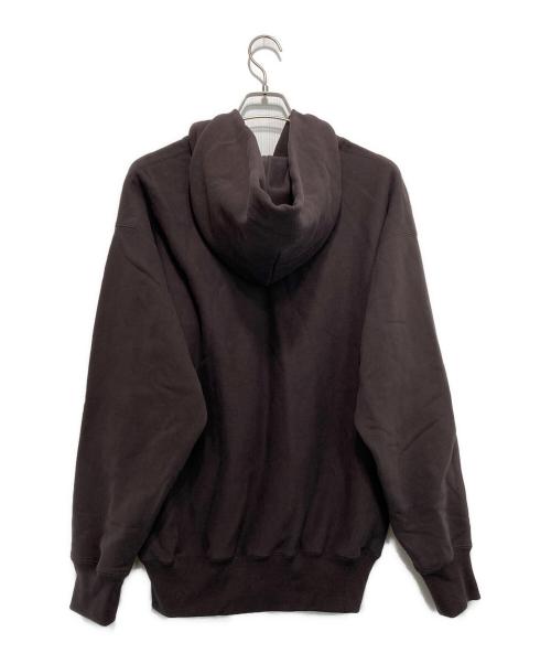 FOLL（フォル）FOLL (フォル) max heavy sweat zip hoodie ブラウン サイズ:2の古着・服飾アイテム