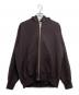 FOLL（フォル）の古着「max heavy sweat zip hoodie」｜ブラウン