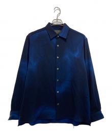 UNITED TOKYO（ユナイテッドトーキョー）の古着「COLD DRY GRADATION PLEATS ロングスリーブシャツ」｜ブルー