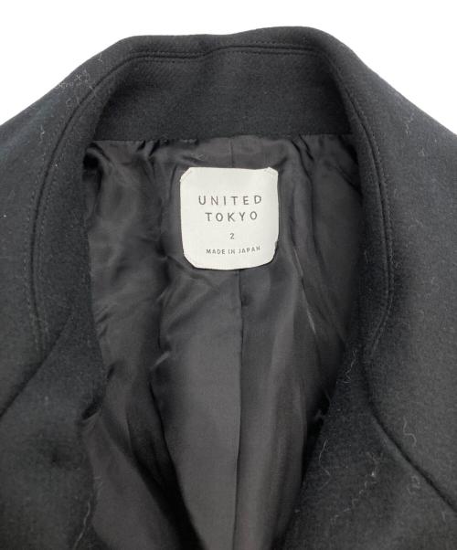 UNITED TOKYO（ユナイテッドトーキョー）UNITED TOKYO (ユナイテッドトーキョー) 超撥水 SUPER 140's 2way スタンドコート ブラック サイズ:2の古着・服飾アイテム