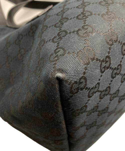 GUCCI（グッチ）GUCCI (グッチ) GGキャンバストートバッグ ブラックの古着・服飾アイテム