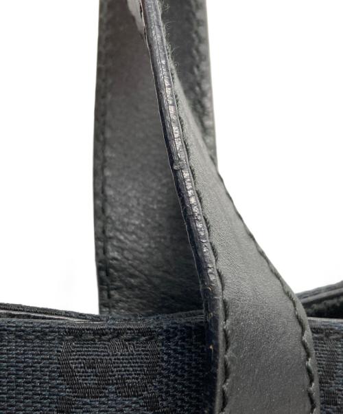 GUCCI（グッチ）GUCCI (グッチ) GGキャンバストートバッグ ブラックの古着・服飾アイテム