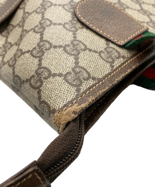 GUCCI（グッチ）GUCCI (グッチ) [OLD]GGシェリーライントートバッグ ベージュの古着・服飾アイテム