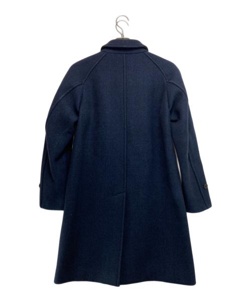 AURALEE（オーラリー）AURALEE (オーラリー) ウールヘリンボーンコート ネイビー サイズ:3の古着・服飾アイテム