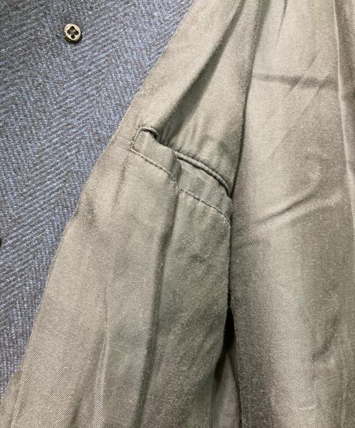 AURALEE（オーラリー）AURALEE (オーラリー) ウールヘリンボーンコート ネイビー サイズ:3の古着・服飾アイテム