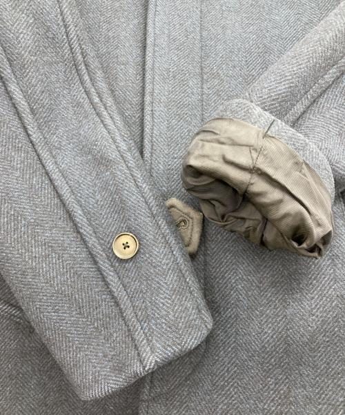 AURALEE（オーラリー）AURALEE (オーラリー) ウールヘリンボーンコート ネイビー サイズ:3の古着・服飾アイテム