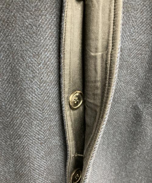 AURALEE（オーラリー）AURALEE (オーラリー) ウールヘリンボーンコート ネイビー サイズ:3の古着・服飾アイテム