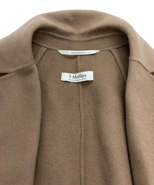 'S Max Mara（エスマックスマーラ）'S Max Mara (エスマックスマーラ) クチートアマーノ ベルテッドコート ブラウン サイズ:J42の古着・服飾アイテム