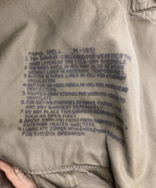 US ARMY（ユーエスアーミー）US ARMY (ユーエスアーミー) M51 フィッシュテール モッズコート カーキ サイズ:Mの古着・服飾アイテム