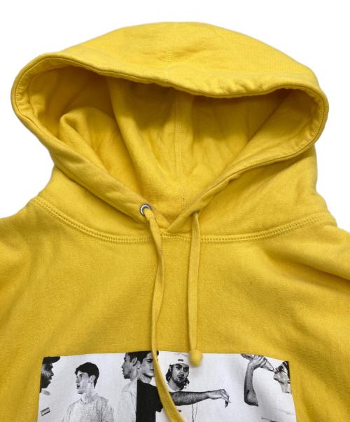 SUPREME（シュプリーム）Supreme (シュプリーム) classic ad hooded sweatshirt イエロー サイズ:Lの古着・服飾アイテム