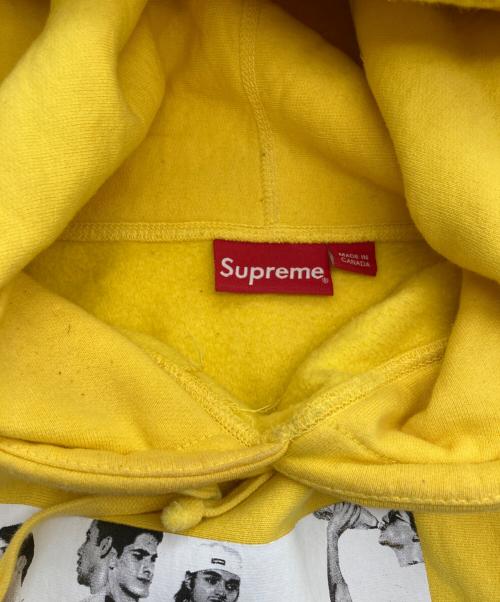 SUPREME（シュプリーム）Supreme (シュプリーム) classic ad hooded sweatshirt イエロー サイズ:Lの古着・服飾アイテム