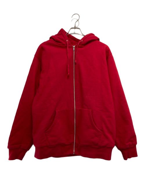 SUPREME（シュプリーム）Supreme (シュプリーム) 3M Reflective Logo Thermal ZipUp レッド サイズ:XLの古着・服飾アイテム