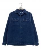 POLO RALPH LAURENポロ・ラルフローレン）の古着「CLASSIC FIT コーデュロイ オープンカラーシャツ」｜ネイビー
