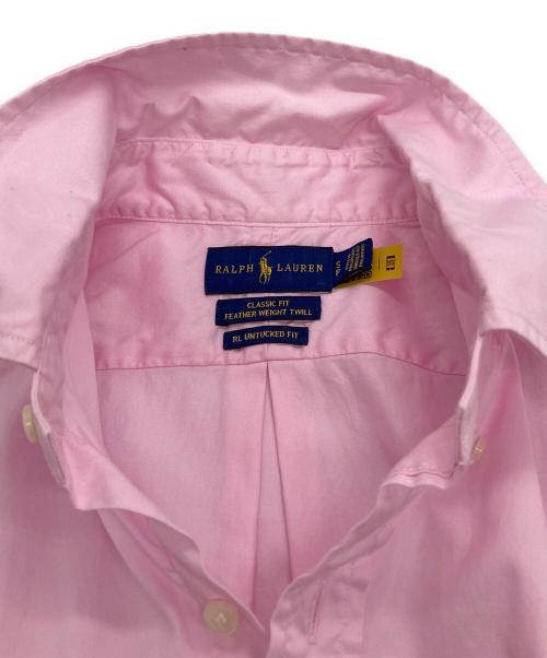 RALPH LAUREN（ラルフローレン）RALPH LAUREN (ラルフローレン) スモールポニー 半袖ボタンダウンシャツ ピンク サイズ:Sの古着・服飾アイテム