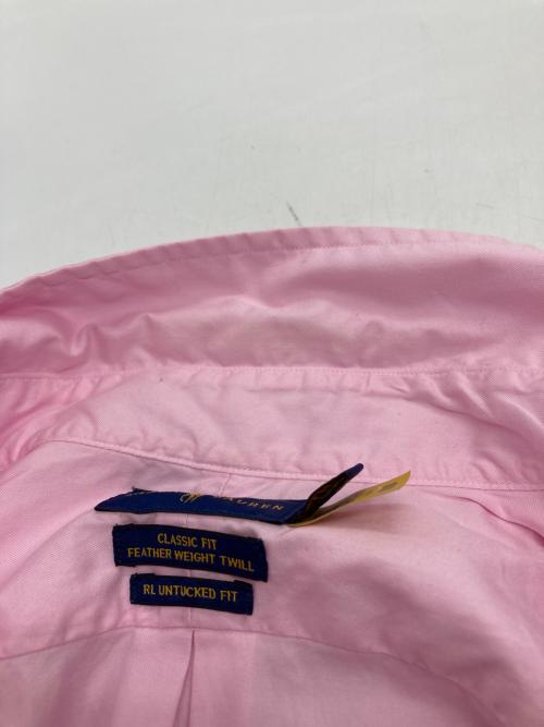 RALPH LAUREN（ラルフローレン）RALPH LAUREN (ラルフローレン) スモールポニー 半袖ボタンダウンシャツ ピンク サイズ:Sの古着・服飾アイテム