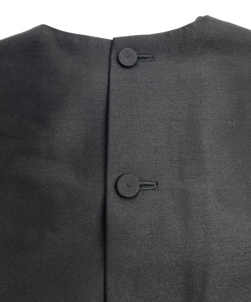 DRESSTERIOR（ドレステリア）DRESSTERIOR (ドレステリア) シルクウールブラックドレス ブラック サイズ:SIZE 38の古着・服飾アイテム