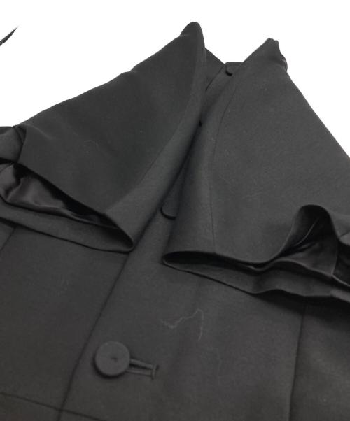 DRESSTERIOR（ドレステリア）DRESSTERIOR (ドレステリア) シルクウールブラックドレス ブラック サイズ:SIZE 38の古着・服飾アイテム