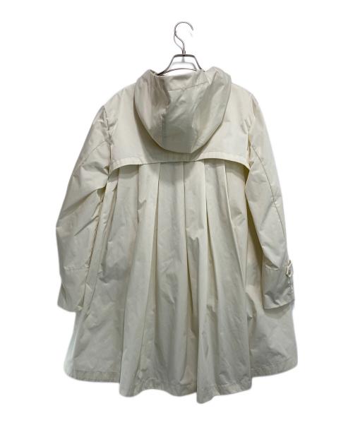 ANAYI（アナイ）ANAYI (アナイ) タフタバックボリュームフードブルゾン ホワイト サイズ:36の古着・服飾アイテム