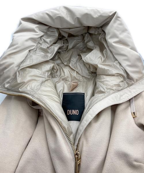 DUNO（デュノ）duno (デュノ) JULIA ダウンジャケット ベージュ サイズ:40の古着・服飾アイテム
