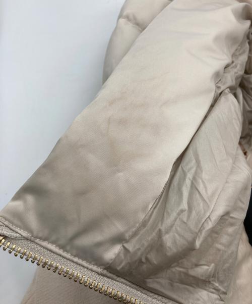 DUNO（デュノ）duno (デュノ) JULIA ダウンジャケット ベージュ サイズ:40の古着・服飾アイテム