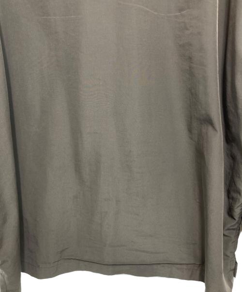 STUDIOUS（ステュディオス）STUDIOUS (ステュディオス) パウダーデシンビッグシルエットシャツ ブラウン サイズ:3の古着・服飾アイテム