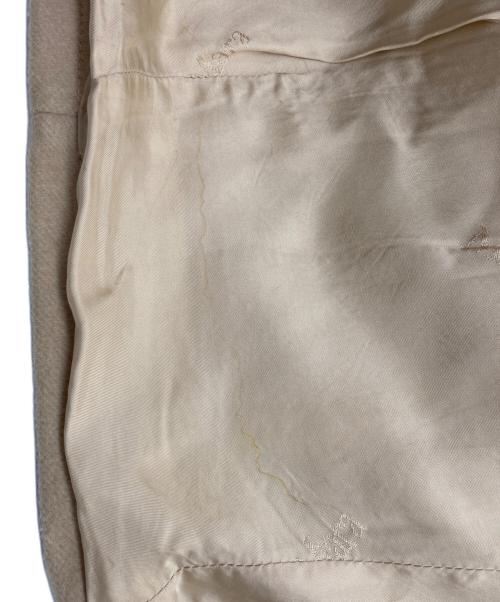 MaxMara（マックスマーラ）MaxMara (マックスマーラ) キャメルアンゴラ混ベルテッドコート ベージュ サイズ:40の古着・服飾アイテム