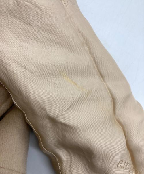 MaxMara（マックスマーラ）MaxMara (マックスマーラ) キャメルアンゴラ混ベルテッドコート ベージュ サイズ:40の古着・服飾アイテム