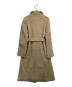 MaxMara (マックスマーラ) キャメルアンゴラ混ベルテッドコート ベージュ サイズ:40：25000円