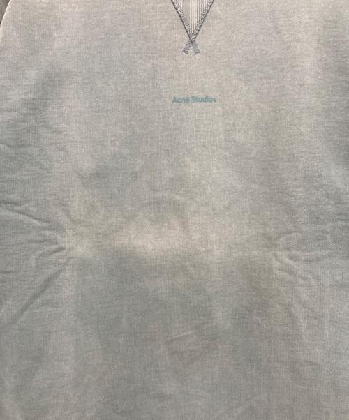 Acne studios（アクネ ストゥディオズ）ACNE STUDIOS (アクネ ストゥディオス) ロゴプリントスウェット グリーン サイズ:XS（175/88A）の古着・服飾アイテム
