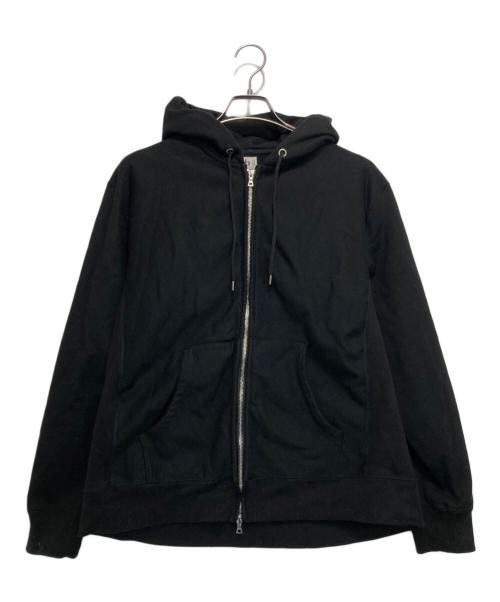 BLURHMS（ブラームス）BLURHMS (ブラームス) Soft&Hard Sweat Hoodie Zip ブラック サイズ:2の古着・服飾アイテム