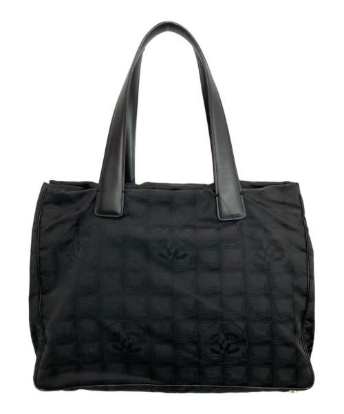 CHANEL（シャネル）CHANEL (シャネル) ニュートラベルライン ナイロントートバッグ ブラックの古着・服飾アイテム