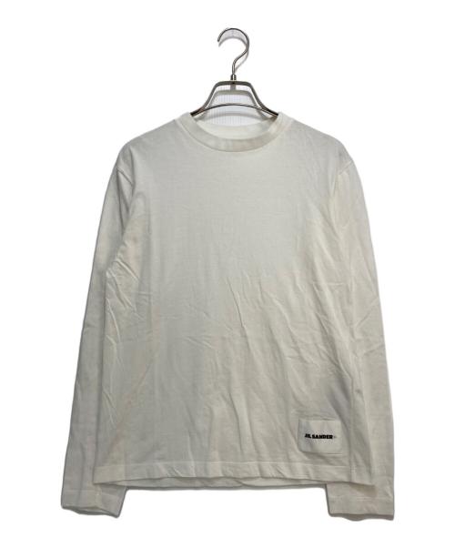 JIL SANDER+（ジルサンダープラス）JIL SANDER+ (ジルサンダープラス) 長袖カットソー ホワイト サイズ:Sの古着・服飾アイテム