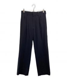 AURALEE（オーラリー）の古着「HARD TWIST SLACKS」｜ネイビー