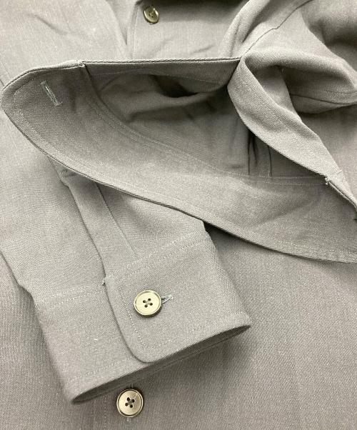 AURALEE（オーラリー）AURALEE (オーラリー) HARD TWIST WOOL DOBBY SHIRT ネイビー サイズ:4の古着・服飾アイテム