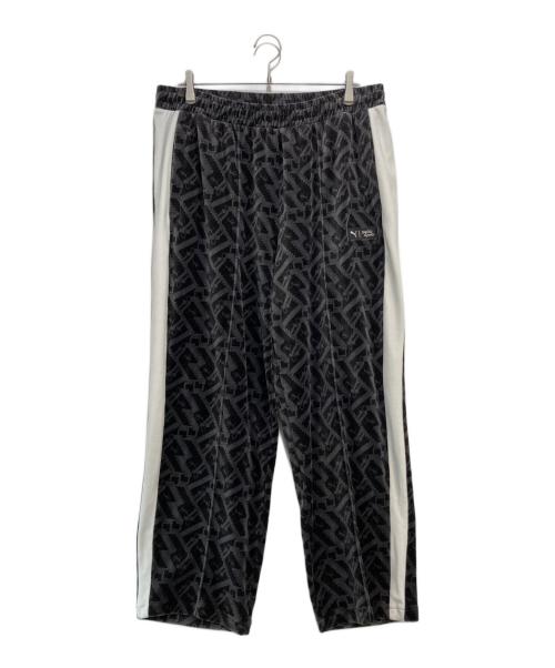 PUMA（プーマ）PUMA (プーマ) SQUID GAME (イカゲーム) コラボベロアトラックパンツ グレー サイズ:XLの古着・服飾アイテム