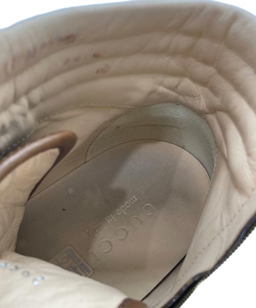 GUCCI（グッチ）GUCCI (グッチ) ホースビットハイカットスニーカー ブラウン サイズ:9の古着・服飾アイテム