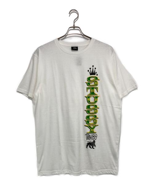 stussy（ステューシー）stussy (ステューシー) Tribe TEE ホワイト サイズ:Lの古着・服飾アイテム