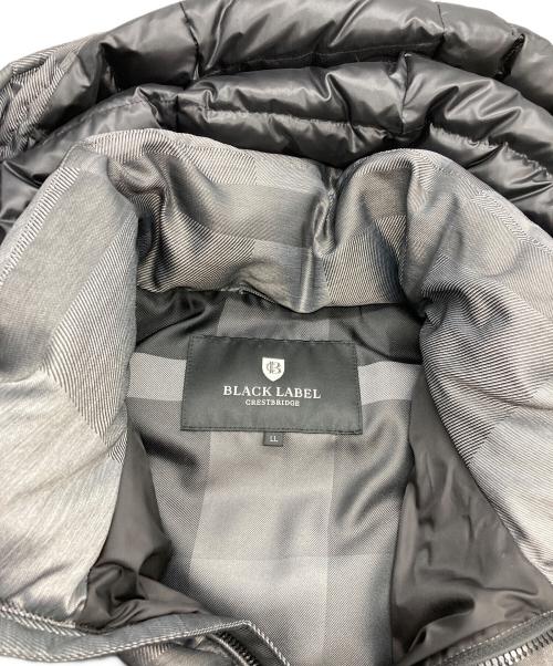 BLACK LABEL CRESTBRIDGE（ブラックレーベル クレストブリッジ）BLACK LABEL CRESTBRIDGE (ブラックレーベル クレストブリッジ) ダウンジャケット グレー サイズ:LLの古着・服飾アイテム