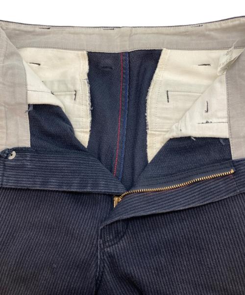 TENDERLOIN（テンダーロイン）TENDERLOIN (テンダーロイン) ピケ コーデュロイパンツ ネイビー サイズ:XSの古着・服飾アイテム