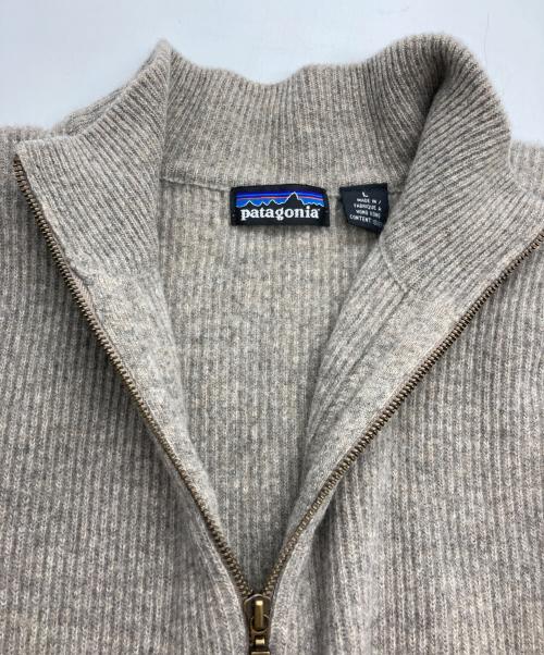 Patagonia（パタゴニア）Patagonia (パタゴニア) [古着]ドライバーズニット ベージュ サイズ:Lの古着・服飾アイテム