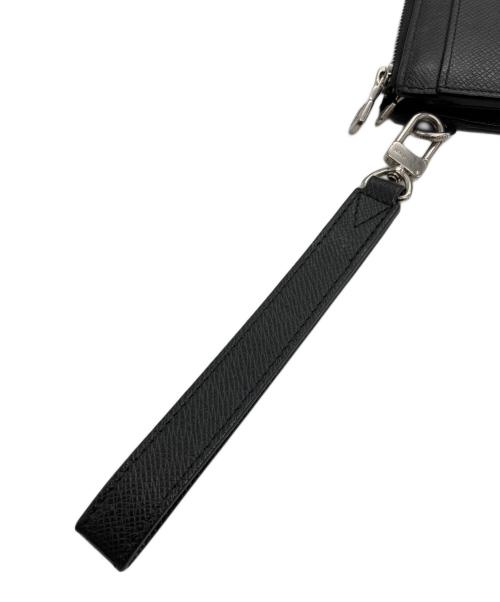 LOUIS VUITTON（ルイ ヴィトン）LOUIS VUITTON (ルイ ヴィトン) タイガ ジッピー ドラゴンヌ/L型ファスナー長財布  ブラックの古着・服飾アイテム