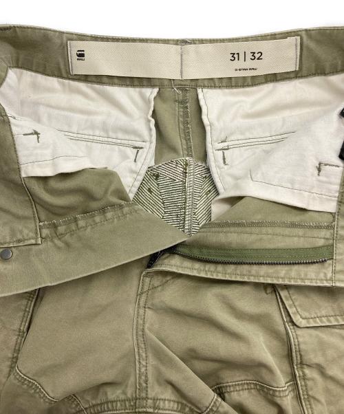 G-STAR RAW（ジースターロゥ）G-STAR RAW (ジースターロゥ) Rovic pst looseカーゴパンツ カーキ サイズ:78.5cmの古着・服飾アイテム