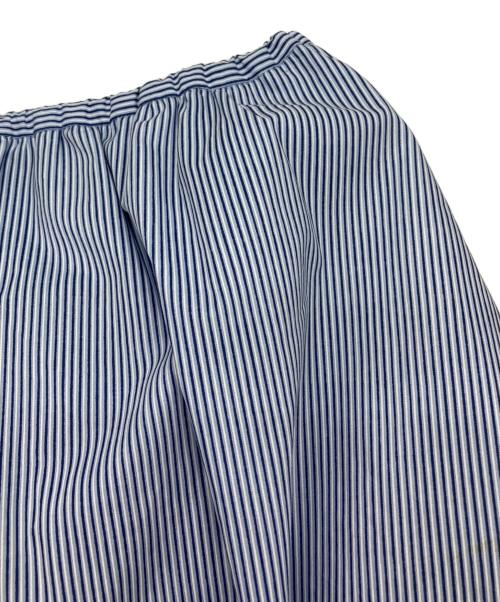 ETRE TOKYO（エトレトウキョウ）ETRE TOKYO (エトレトウキョウ) ストライプバルーンショートパンツ ブルー サイズ:S 未使用品の古着・服飾アイテム