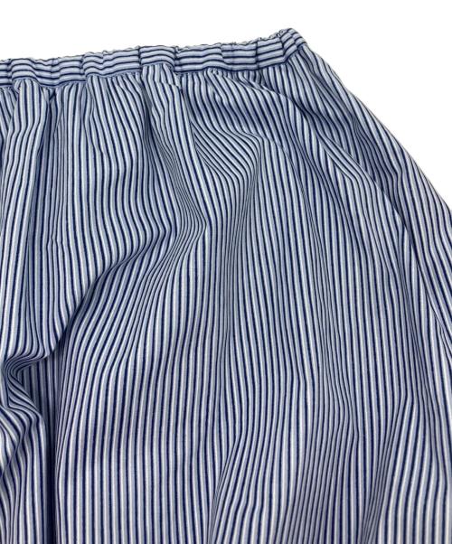ETRE TOKYO（エトレトウキョウ）ETRE TOKYO (エトレトウキョウ) ストライプバルーンショートパンツ ブルー サイズ:S 未使用品の古着・服飾アイテム