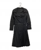 FOXEY NEWYORKフォクシーニューヨーク）の古着「中綿コート」｜ブラック