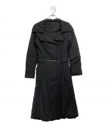 FOXEY NEWYORK（フォクシーニューヨーク）の古着「マルチWAY ストレッチ中綿ロングコート」｜ブラック
