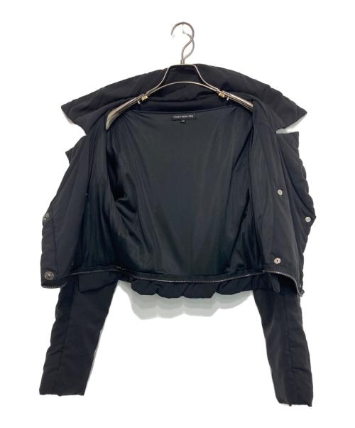 FOXEY NEWYORK（フォクシーニューヨーク）FOXEY NEWYORK (フォクシーニューヨーク) マルチWAY ストレッチ中綿ロングコート ブラック サイズ:38の古着・服飾アイテム